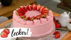 Eine große auswahl schöner geburtstagssprüche zum 60. Leckerste Erdbeertorte Selber Backen Rezept Und Anleitung Strawberry Cake Youtube