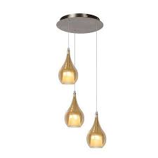 hanglamp 3 lampen led glas 3x5w hanglamp led lampen