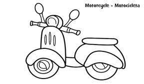Berlatih menulis kata dengan format pdf, melalui tautan langsung (direct link) yang tertera di bawah ya. Aneka Mewarnai Gambar Mewarnai Gambar Sepeda Motor Vespa Buku Mewarnai Warna Gambar