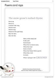 Our rhymer uses a special rhyme definition, which produces more harmonic rhyming words than normal rhyme machines. Springboard Stories Poems And Raps