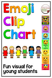 emoji clip chart teachers toolbox 1st grade activities