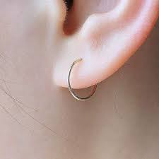 Free returns & express shipping. Amazon Com Small Gold Hoop Earrings For Women 14k Gold Filled Handmade Thin Tiny Hoops 10mm Handmade