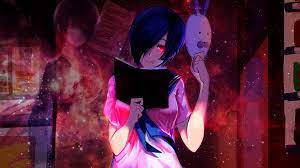 Viz media released the english version from june 16, 2015 to august 15, 2017. Blue Haired Female Anime Character Illustration Kirishima Touka Tokyo Ghoul Hd Wallpaper Wallpaper Flare