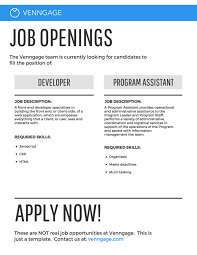 Job Posting Infographic Template