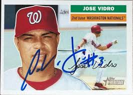 Amazon.com: Jose Vidro Autographed 2005 Topps Heritage #198 : Collectibles  & Fine Art