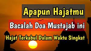 Seperti solat tahajud, solat dhuha, solat hajat, dan lebih bagus lg kalo sebelum solat wajib itu kamu dirikan solat sunnah rawatib (qobla dan ba'da). Doa Hajat Cepat Terkabul Amalan Agar Permintaan Keinginan Dikabulkan Allah Swt Lengkap Artinya Youtube