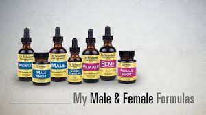 My Male Female Formulas By Dr Schulze Hormonal Balancing Herbs Youtube
