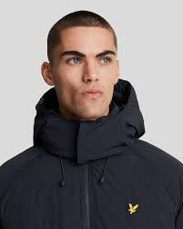 Padded Puffer Lyle And Scott Black Puffer Jacket Puffer Coat Lyle And Scott  Jacket Junior Black