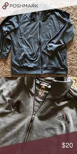 Adidas Michigan Zip Up Men S Adidas U Of M Zip Up Charcoal Gray With Black Details Adidas Sweaters Zip Up Lea Leather Jacket Men Leather Jacket Sports Jacket