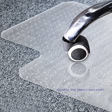 Chair mats for carpeted floors feature a different design than mats designed for hardwood flooring. Heavy Duty Carpet Chair Mat Thick And Sturdy Transparent Chair Mat For Low And Medium Pile