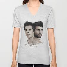 Loseyourmind Stiles Stilinski Derek Hale Sterek Teen Wolf Unisex V Neck By Caim Society6 Derek hale is bad at feelings. loseyourmind stiles stilinski derek hale sterek teen wolf unisex v neck by caim