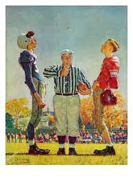 Coin toss by norman rockwell | october 21, 1950 Coin Toss October 21 1950 Giclee Print Norman Rockwell Art Com