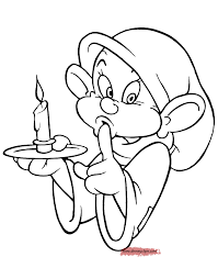 Dopey doing a handstand #snowwhite. Snow White Dwarfs Coloring Pages Novocom Top