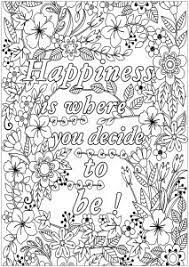 Positive words sunshine printable coloring. Positive And Inspiring Quotes Coloring Pages For Adults
