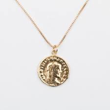 Poseidon Greek Coin Necklace Coin Necklace Popular Jewelry Trends Jewelry Stores Near Me