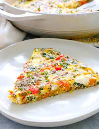 Baked Veggie Frittata With Kale And Sweet Potato Recipe Cooking Sweet Potatoes Frittata Veggie Frittata