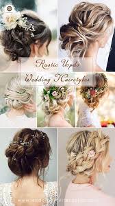 100 Enchanted Rustic Wedding Hairstyles Elegant Updo Hair With Floral Accessories Spring Weddings Rustic Wedding Hairstyles Wedding Hairstyles Elegant Updo