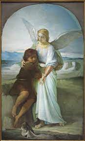 Tobias And The Angel Tobias Y El Angel 1858 1863 Eduardo Rosales Gallinas Archangel Raphael Bible Tobit Art Angel Art Angel