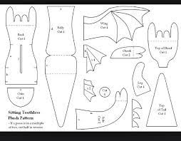 Printable Dragon Sewing Pattern Free
