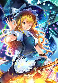 ok 羽々斬 のイラスト pixiv 芸術的アニメ少女 東方 かわいい 魔理沙 イラスト