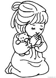 These free bible coloring pages for kids will help teach some of the most popular and important stories in the bible. Bible Coloring Pages Kids Praying To God Coloring4free Coloring4free Com