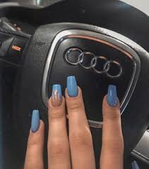 But, that doesn't mean you can't have it with shorter nails. Baby Blue Nails Images On Favim Com