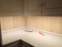 Pieces of beadboard and nail them up as wainscotting. Beadboard Backsplash Regret