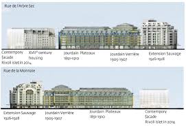 Sanaa unveils la samaritaine renovation plans complete with transparent glass facade. La Samaritaine Renovation Sanaa Inhabitat Green Design Innovation Architecture Green Building