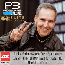 Join Todd McFarlane at Anime Expo this Saturday July 5th for an Elite  Edition Panel! Taking place from 3:30