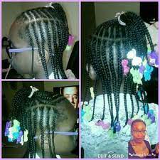 Kids Braids With Barrettes Braids With Beads Little Girl Braids Kids Braids