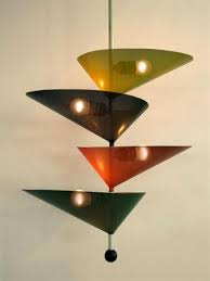 Colourful Mid Century Pendant Mid Century Lamp Mid Century Lighting Vintage Lamps