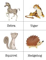 Free Animal Matching Printable Flashcards For Preschoolers Printable Flash Cards Animal Printables Wild Animals Pictures