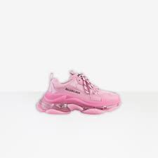 Balenciaga triple s rare modele verr fluo neon green size 44fr 11us 10uk. Triple S Clear Sole Sneaker Fur Damen In Rosa Balenciaga De