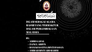 Agama islam adalah agama yang dibawa oleh nabi muhammad shallallahu 'alaihi wa sallam. Islam Sebagai Agama Yang Termaktub Dalam Perlembagaan Malays By Amir Saahal