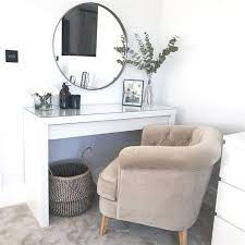 Excellent Ikea Malm Dressing Table Round Mirror Scandi Nordic Hygge Dressing Room Bedroom Dressing Room Decor Dressing Table Design Ikea Malm Dressing Table