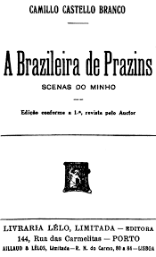 The Project Gutenberg eBook of A brazileira de Prazins, by Camilo Castelo  Branco.