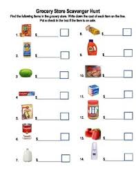 Grocery Store Savenger Hunt Grocery Grocery Store Grocery Flyer