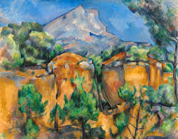 With your eyes alone you can fall. Cezanne The Rock And Quarry Paintings