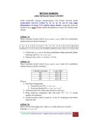 Check spelling or type a new query. Soal2 Latihan Uas Metode Numerik