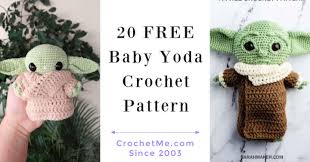 20 Unique Baby Yoda Crochet Pattern Free Crochet Me