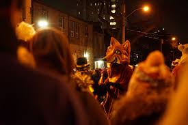 We light up the fairgrounds with thousands of lights. 22 Pics From The Kensington Market Winter Solstice Festival Photos Listed