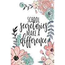 So easy for you to put together…all you have to do is print out the template on 8x11 paper or card stock, cut, glue, and fill with your goodies! Amazon Com School Secretaries Make A Difference School Secretary Gifts School Secretary Journal Teacher Appreciation Gifts Secretary Notebook Gift For Ruled Notebook Teacher Gifts Journals 9781722698867 Co Happy Eden Books