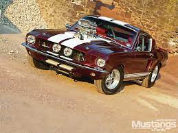 1967 Mustang Fastback With Blower Mustang Fastback Mustang 1967 Mustang