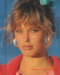 Elle France July 29th 1985 Renee La Belle Americaine Model Renee Simonsen Photographer Gilles Bensimon Renee Simonsen Teenage Haircuts Model Pictures