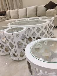 طاولات مجلس خشبيه بيشه