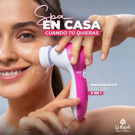 Reg&aacute;lale a tu piel unos minutos de cuidado y relajaci&oacute;n cada d&iacute;a. 🤍 El masajeador  facial 5 en 1 es ideal para complementar tu rutina de skincare y disfrutar  una experiencia de