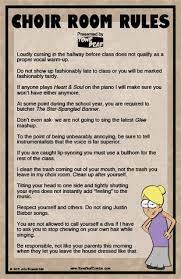 Choir Room Rules Choir Room Choir Teacher Choir Memes