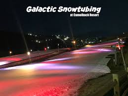 Your poconos snow tubing adventure awaits at camelback mountain! Galactic Snowtubing At Camelback Mountain