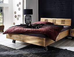 Wir liefen ihnen massivholz betten 200x200 cm direkt in ihr schlafzimmer ♚♚ günstige preise dank zentraleinkauf ♚♚ kauf auf rechnung javascript scheint in ihrem browser deaktiviert zu sein. Bett 200x200 Esche Massiv Geburstet Natur Gewachst Mit Hirnholz Applikationen In Eiche Casade Mobila