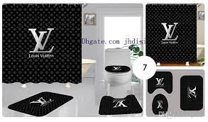 This article will be your guide to the basics of louis vuitton's inventory of textiles and leathers. 2021 Bath Room Hang Shade For Men And Women Shower Partition Curtain Fashion Curtains Print Letter Carpet New Style 01 From Jhdisi 32 69 Dhgate Com